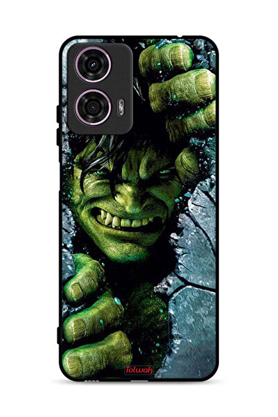 Tolwak غطاء حماية لهاتف موتورولا موتو جي 24 4G - هالك المذهل