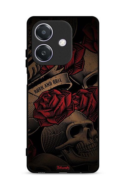 Tolwak Oppo A3x 5G Protective Case Cover Rok And Roll