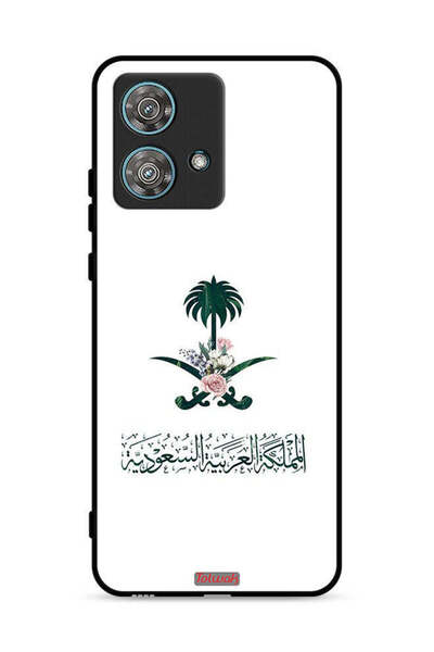 Tolwak غطاء حماية لهاتف موتورولا إيدج 40 نيو 5G، شعار المملكة العربية السعودي...