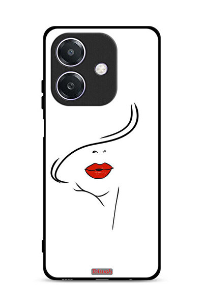 Tolwak غطاء حماية لهاتف Oppo A3 5G برسومات وجه فتاة