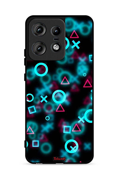 Tolwak غطاء حماية لهاتف موتورولا إيدج 50 برو 5G برسومات أيقونات لعبة الحبار ا...