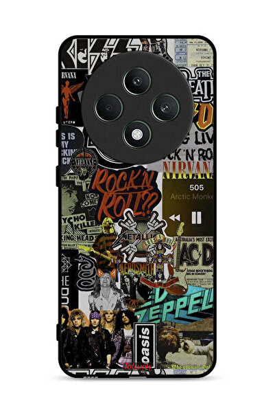 Tolwak غطاء حماية لهاتف Oppo Reno12 F 5G، تحيا موسيقى الروك أند رول
