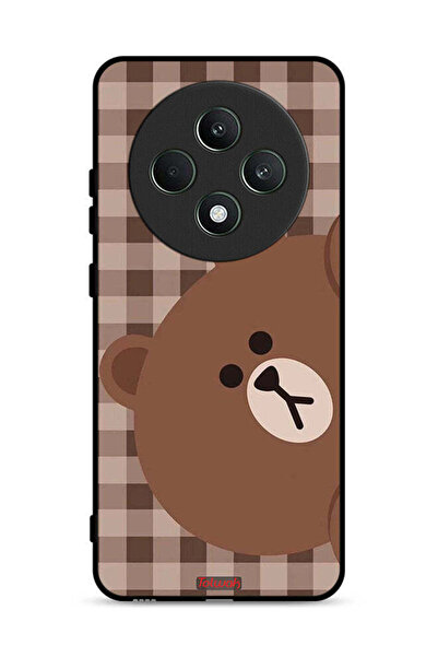 Tolwak غطاء حماية لهاتف Oppo Reno12 F 5G بتصميم دب تيدي