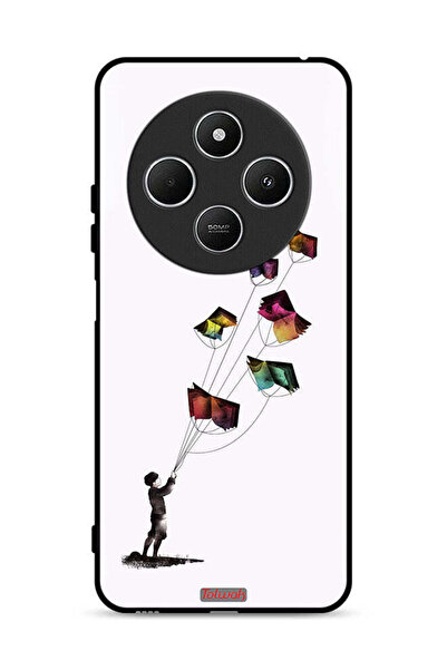 Tolwak غطاء حماية لهاتف شاومي ريدمي 14R 5G، مطبوع عليه رسومات طائرات ورقية