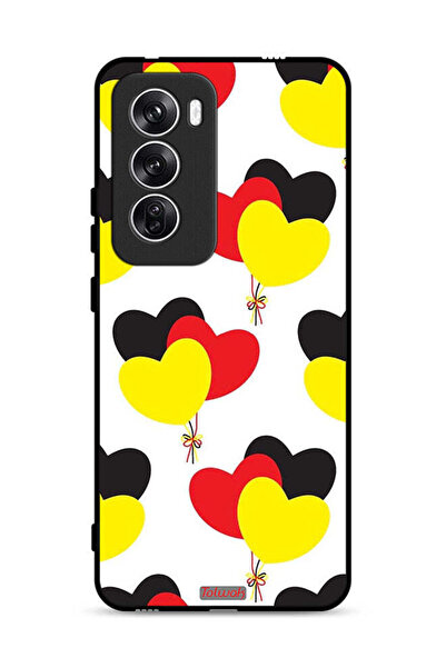 Tolwak غطاء حماية Oppo Reno12 5G بثلاثة قلوب