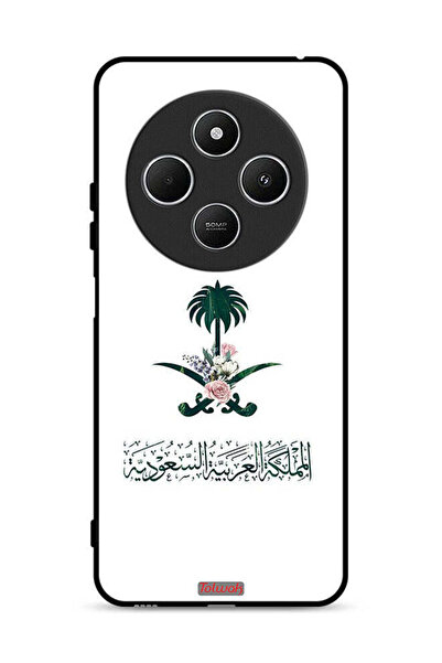 Tolwak غطاء حماية لهاتف شاومي ريدمي 14R 5G، شعار المملكة العربية السعودية، عل...