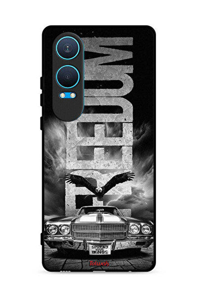 Tolwak غطاء حماية لهاتف OnePlus Nord CE4 Lite 5G بنقشة Freedom Art