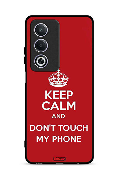 Tolwak غطاء حماية لهاتف Oppo A3 Pro 5G - حافظ على هدوئك ولا تلمس هاتفي