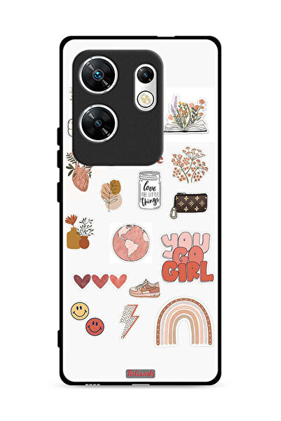 Tolwak غطاء حماية لهاتف Infinix Zero 30 4G بتصميم You Go Girl