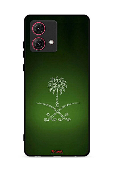 Tolwak غطاء حماية لهاتف موتورولا موتو جي 84 5 جي، لافتة المملكة العربية السعو...