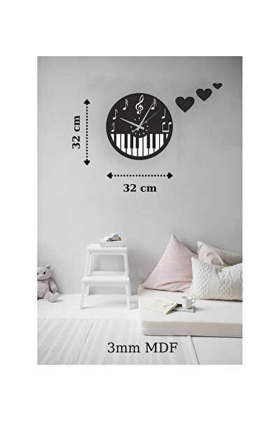 Numa Concept Music Note Wall Clock Wall Decoration Product