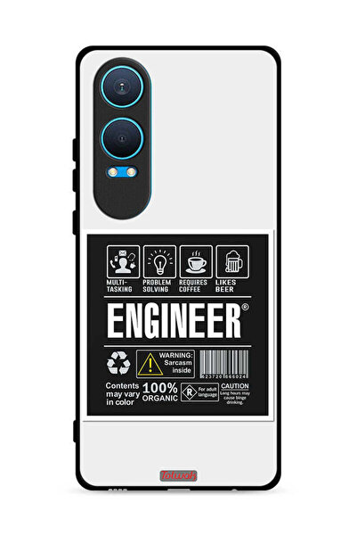 Tolwak غطاء حماية لهاتف OnePlus Nord CE4 Lite 5G، ملصق مهندس