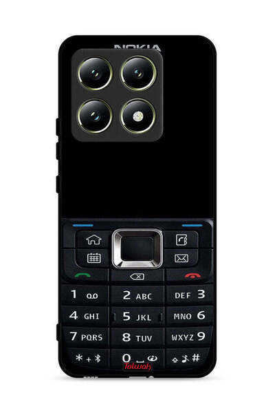 Tolwak Xiaomi 14T 5G Protective Case Cover Old Phone Pattern