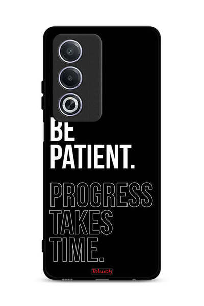Tolwak غطاء حماية لهاتف Oppo A3 Pro 5G كن صبورًا فالتقدم يستغرق وقتًا