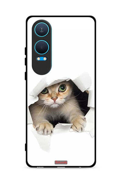 Tolwak غطاء حماية لهاتف OnePlus Nord CE4 Lite 5G بتصميم قطة