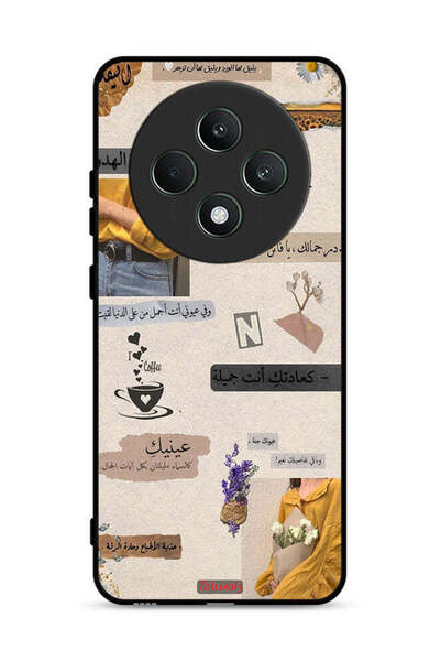 Tolwak جراب حماية لهاتف Oppo Reno12 F 5G بعبارات حب باللغة العربية