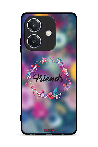 Tolwak غطاء حماية Oppo A3x 5G برسومات خاتم أصدقاء الزهور