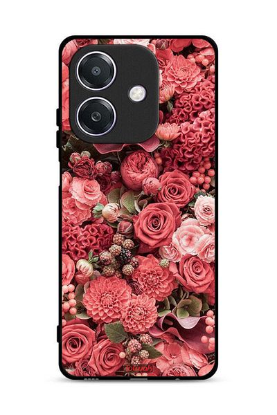 Tolwak غطاء حماية لهاتف Oppo A3 5G بلون الخوخ والورود