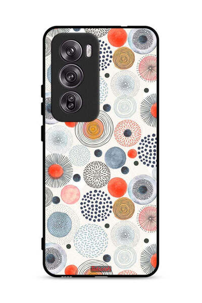 Tolwak Oppo Reno12 Pro 5G Protective Case Cover Cotton Flowers Pattern