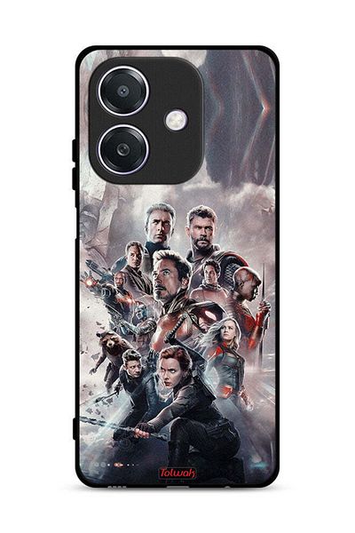 Tolwak غطاء حماية لهاتف Oppo A3 5G بتصميم Avengers