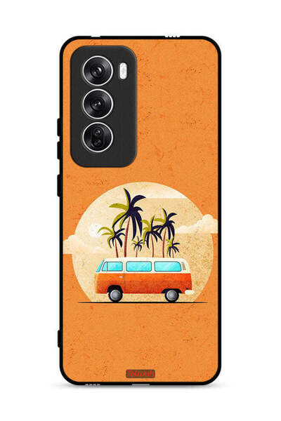 Tolwak Oppo Reno12 5G Protective Case Cover Bus Art