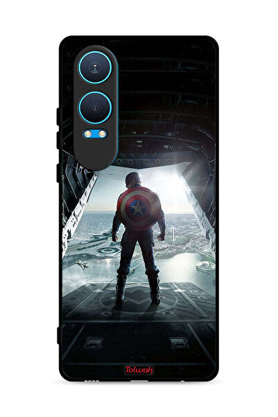 Tolwak OnePlus Nord CE4 Lite 5G Protective Case Cover Portrait Display Captain America
