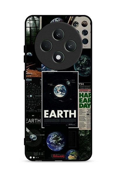Tolwak غطاء حماية لهاتف Oppo Reno12 F 5G Earth