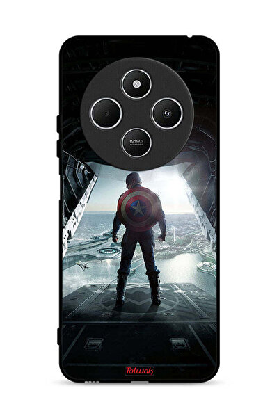 Tolwak Xiaomi Redmi 14R 5G Protective Case Cover Portrait Display Captain America