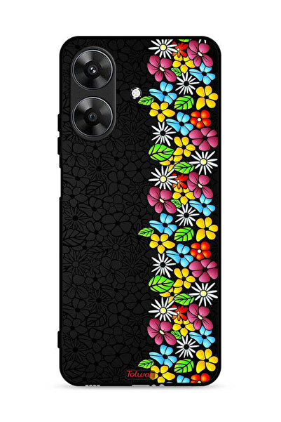 Tolwak غطاء حماية لهاتف Realme Note 60 4G بتصميم زهور