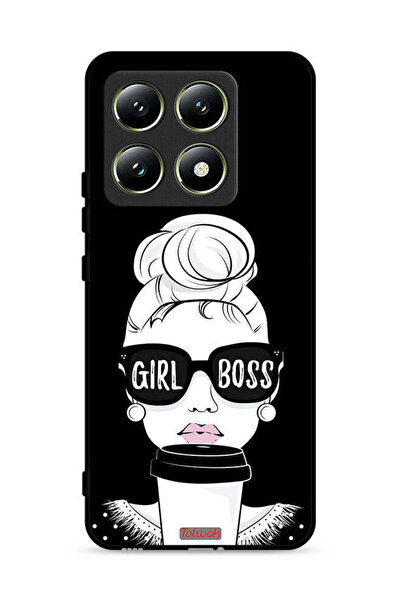 Tolwak غطاء حماية لهاتف شاومي 14T 5G بطبعة Girl Boss