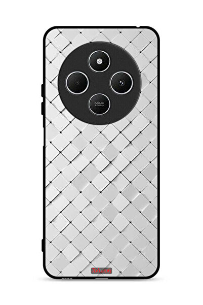 Tolwak Xiaomi Redmi 14R 5G Protective Case Cover Tiles Texture