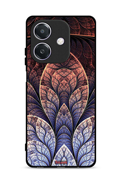 Tolwak غطاء حماية Oppo A3 5G بتصميم زهور فركتال تجريدي