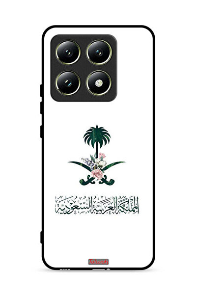 Tolwak غطاء حماية لهاتف شاومي 14T 5G، شعار المملكة العربية السعودية، علامة ال...