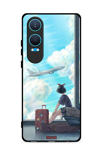 Tolwak غطاء حماية لهاتف OnePlus Nord CE4 Lite 5G برسومات فنية للسفر