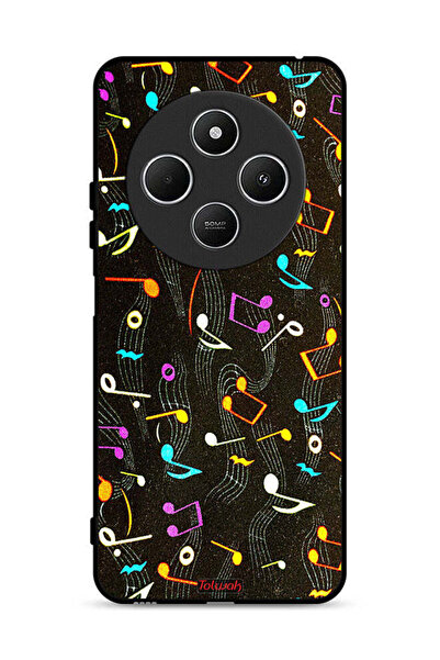 Tolwak غطاء حماية لهاتف شاومي ريدمي 14R 5G بنمط قماش موسيقي