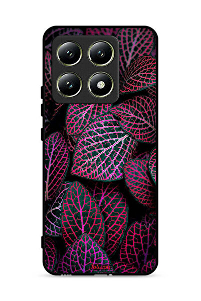 Tolwak غطاء حماية لهاتف شاومي 14T 5G بنقشة أوراق سالجا