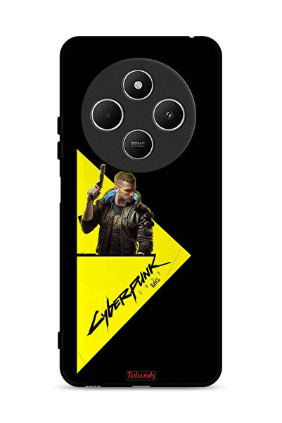 Tolwak غطاء حماية لجهاز شاومي ريدمي 14R 5G بطبعة Cyberpunk 2077