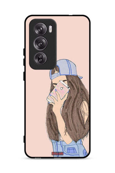 Tolwak غطاء حماية لهاتف Oppo Reno12 Pro 5G لالتقاط صور سيلفي