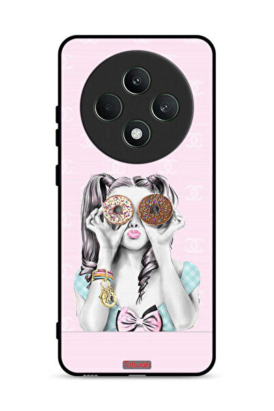 Tolwak غطاء حماية لهاتف Oppo Reno12 F 5G يحمل دوناتين