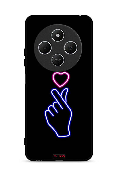 Tolwak غطاء حماية لهاتف شاومي ريدمي 14R 5G بنقشة قلب سناب