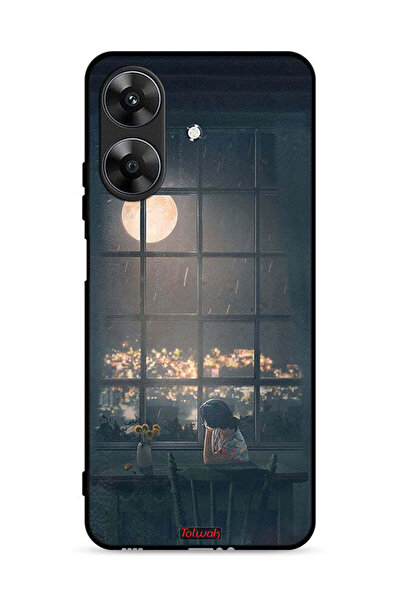 Tolwak غطاء حماية لهاتف Realme Note 60 4G برسم القمر