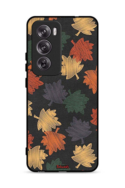 Tolwak Oppo Reno12 Pro 5G Protective Case Cover Autumn Leaves Art