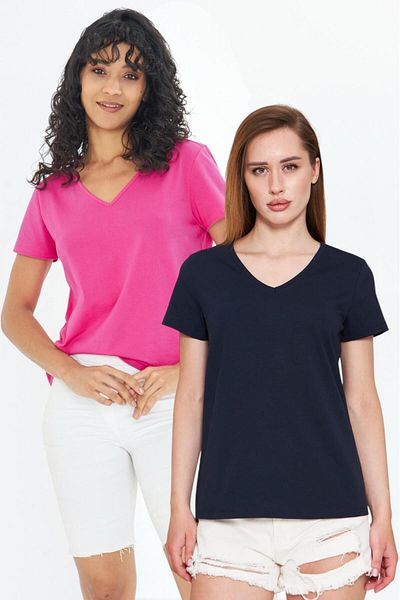 YÜKSEL IŞIK V-Neck Short Sleeve t Shirt