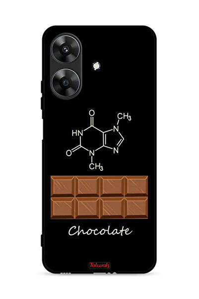 Tolwak غطاء حماية لجهاز Realme Note 60 4G بلون الشوكولاتة