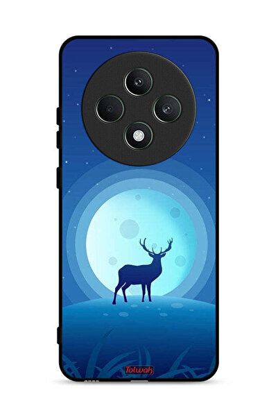 Tolwak غطاء حماية لهاتف Oppo Reno12 F 5G بتصميم غزال