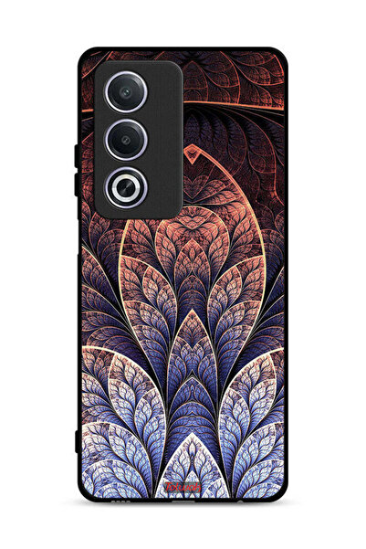Tolwak غطاء حماية Oppo A3 Pro 5G بتصميم زهور فركتال تجريدية