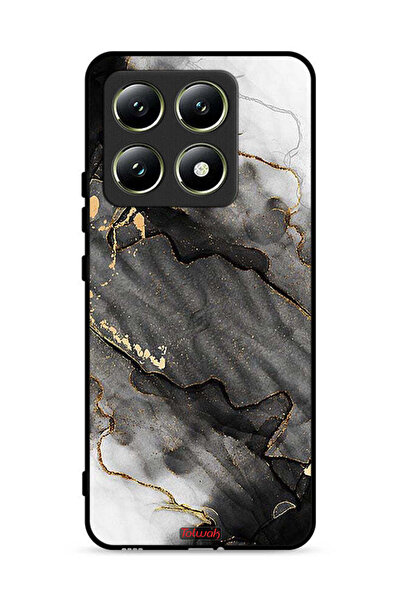 Tolwak غطاء حماية لهاتف شاومي 14T 5G بلون رخامي لامع