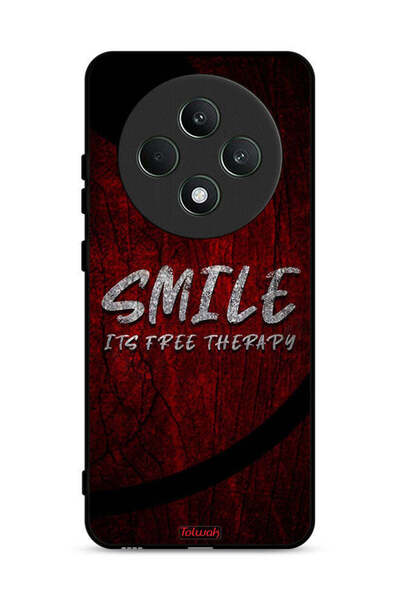 Tolwak Oppo Reno12 F 5G Protective Case Cover Smile Its Free Therapy