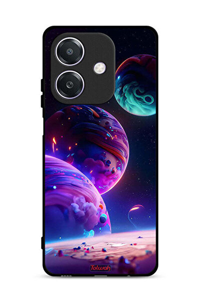 Tolwak غطاء حماية لهاتف Oppo A3 5G بنقشة كوكبية