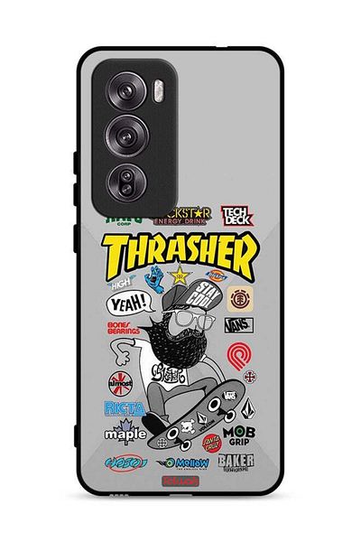 Tolwak Oppo Reno12 Pro 5G Protective Case Cover Thrasher Sticker